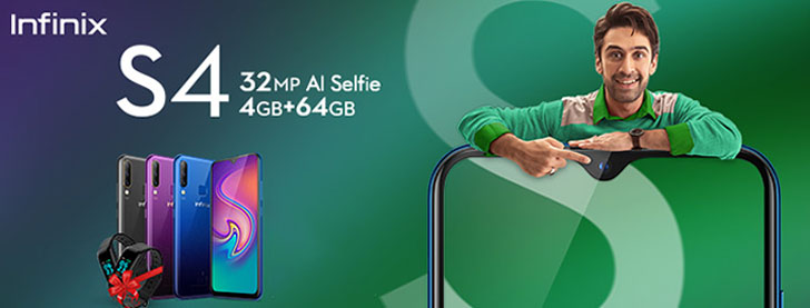 Infinix S4 Android smartphone. Announced Apr 2019